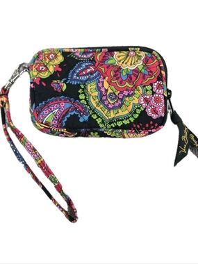 Vera Bradley Symphony in Hue Wristlet Wallet Retired Coin Purse Colorful Boho